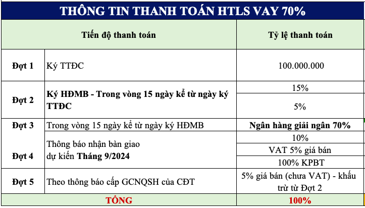 thanh toán theo tiến độ option 3