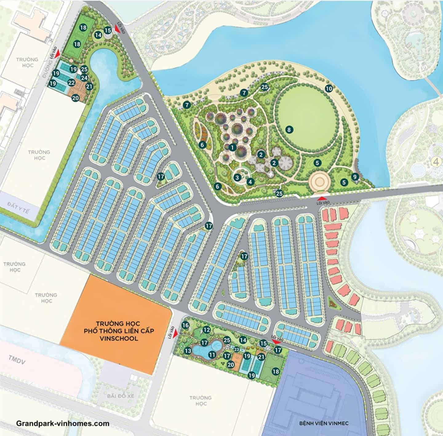 mặt bằng the manhattan vinhomes grand park