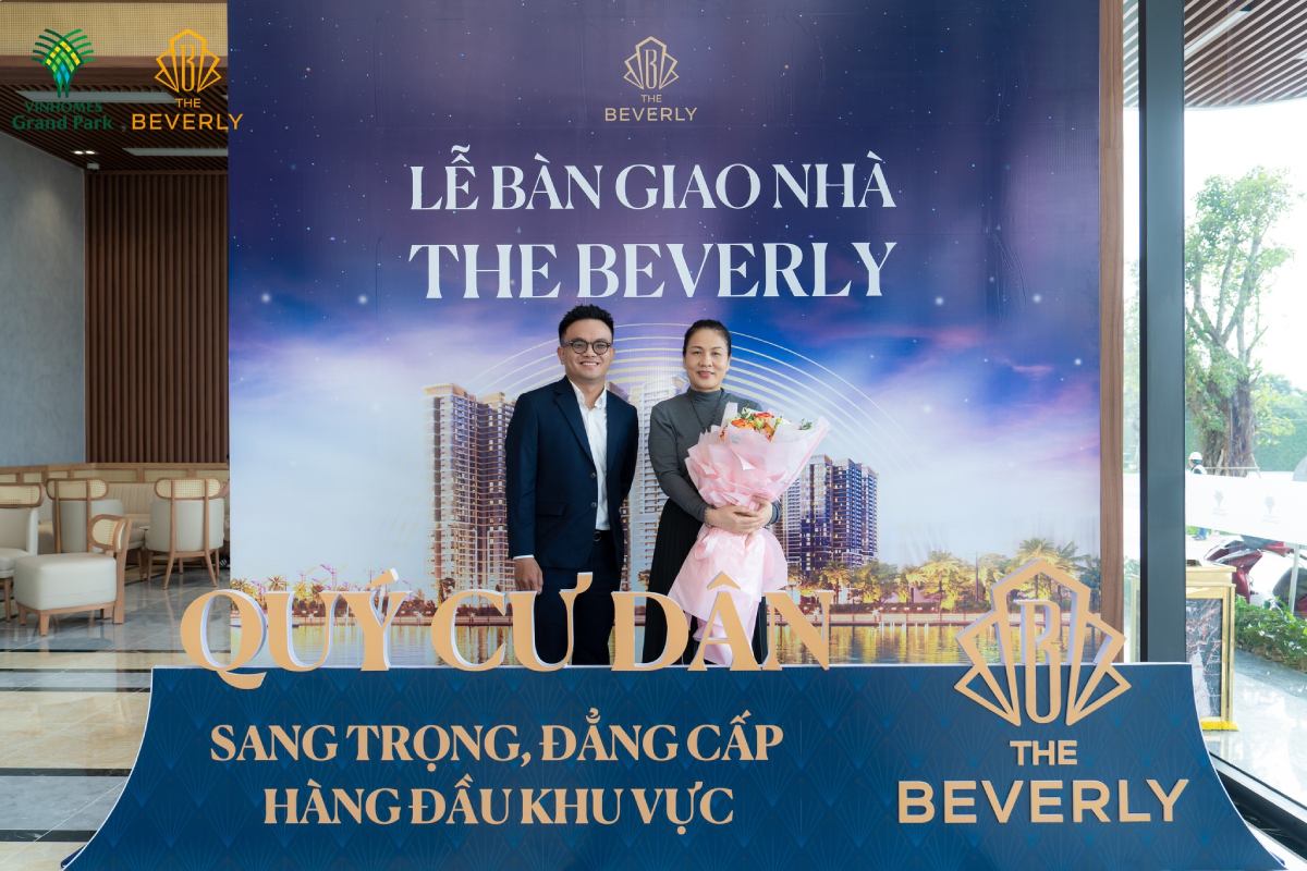 lễ bàn giao căn hộ The Beverly