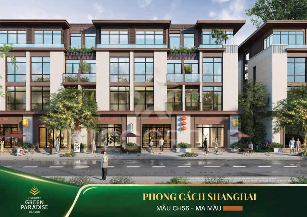 thiết kế phong cách shaghai vinhomes green paradise