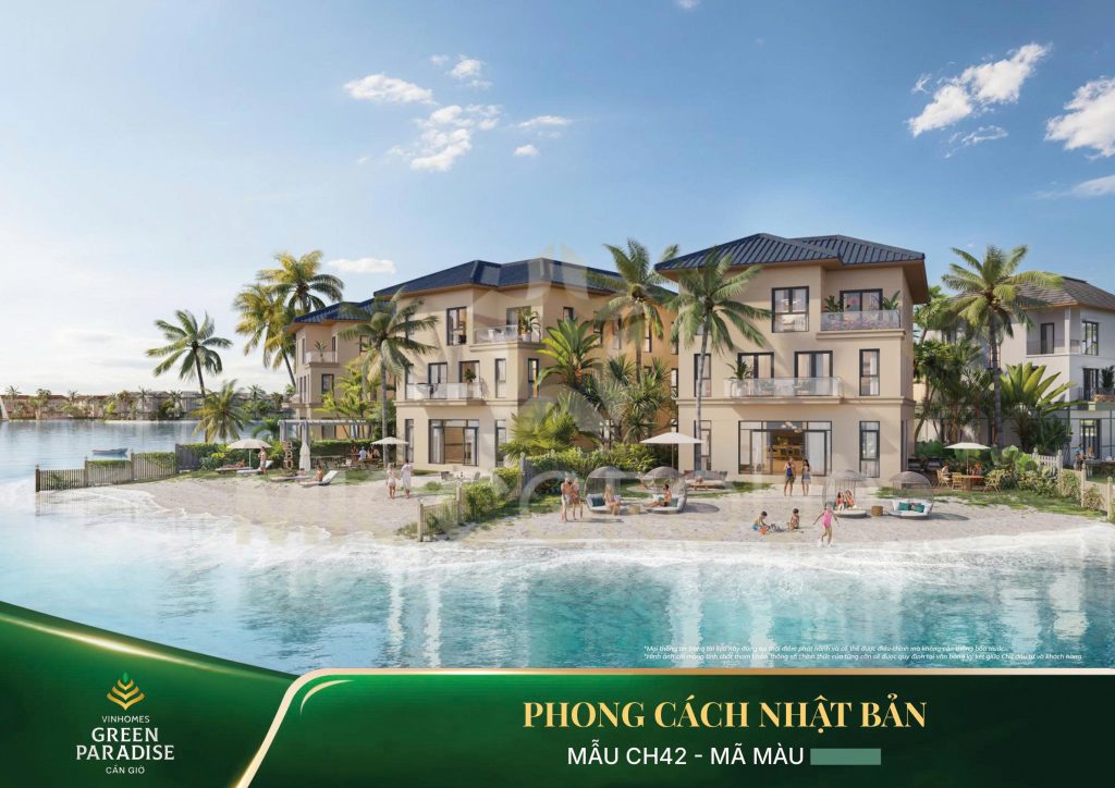thiết kế kiếm trúc biệt thự Vinhomes Green Paradise Cần Giờ